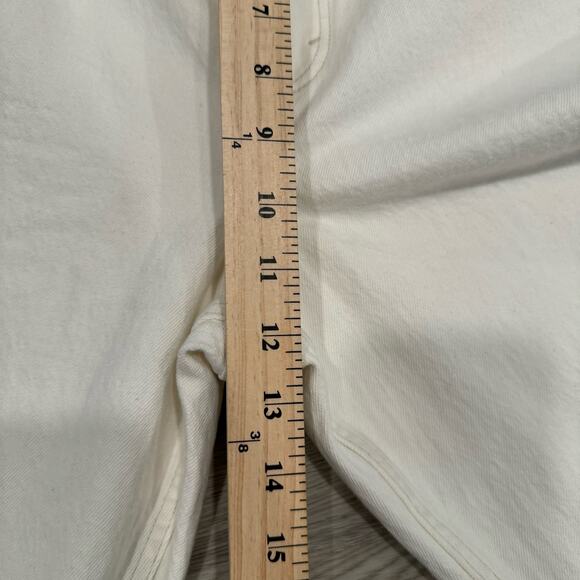 Abercrombie & Fitch The Vintage Flare High Rise VTG White Curve Love 32 14R - Picture 4 of 7